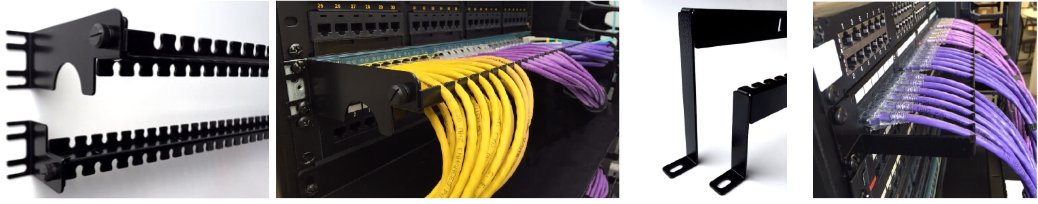 CCI Cablecom Inc Performance Series zero U switch cable management bars