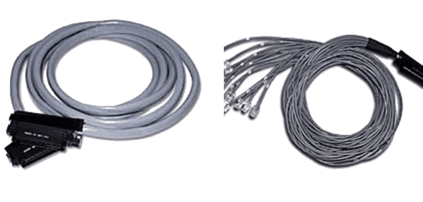 Telco cable assembly with multiple pair breakout