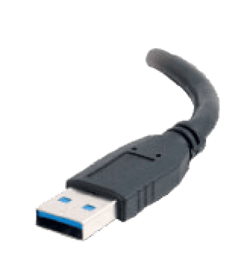 Assorted USB cables and adapters