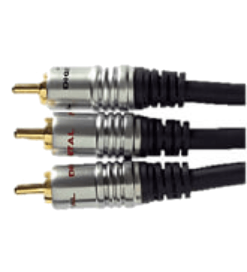 Video cables including component and composite leads